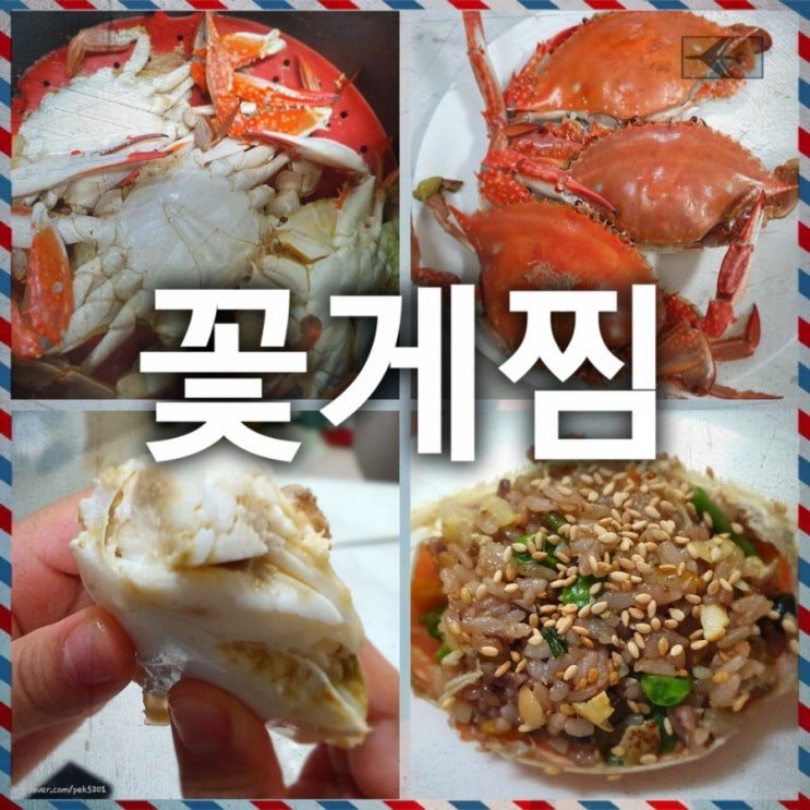  제철 꽃게찜 초간단 레시피!게살볶음밥까지 풀코스로! 활꽃게 손질방법 꽃게구매시세 알려드려요