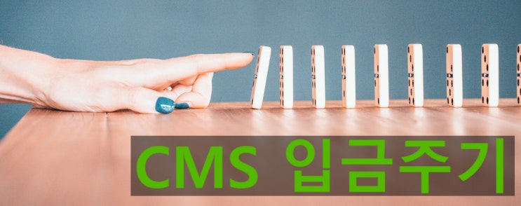 금융결제원 CMS 최초 개설 후CMS출금된  입금정산