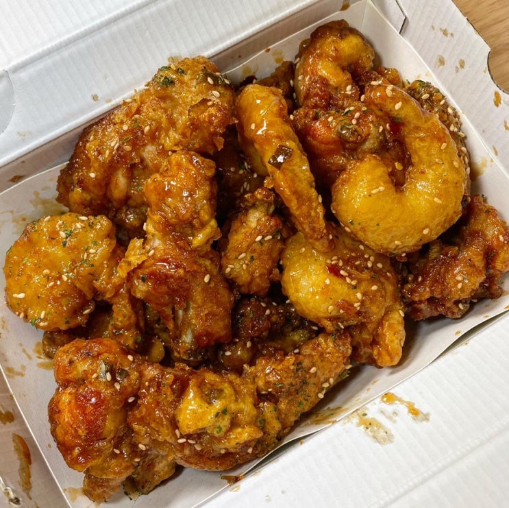 치킨매니아 왕새우치킨 솔직리뷰! 치킨매니아 왕새우치킨 솔직리뷰!