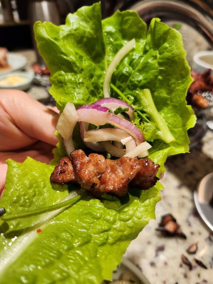  돼지갈비가 맛있는 강동구청역 맛집 오륜정, 강동구청역 회식장소로 추천해요!