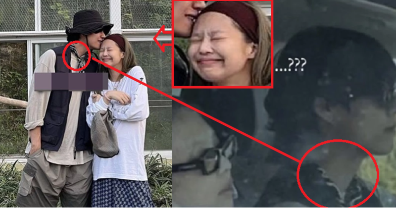 제니-뷔, 제주도 여행+이마 키스(뽀뽀) '사진 원본' 유출