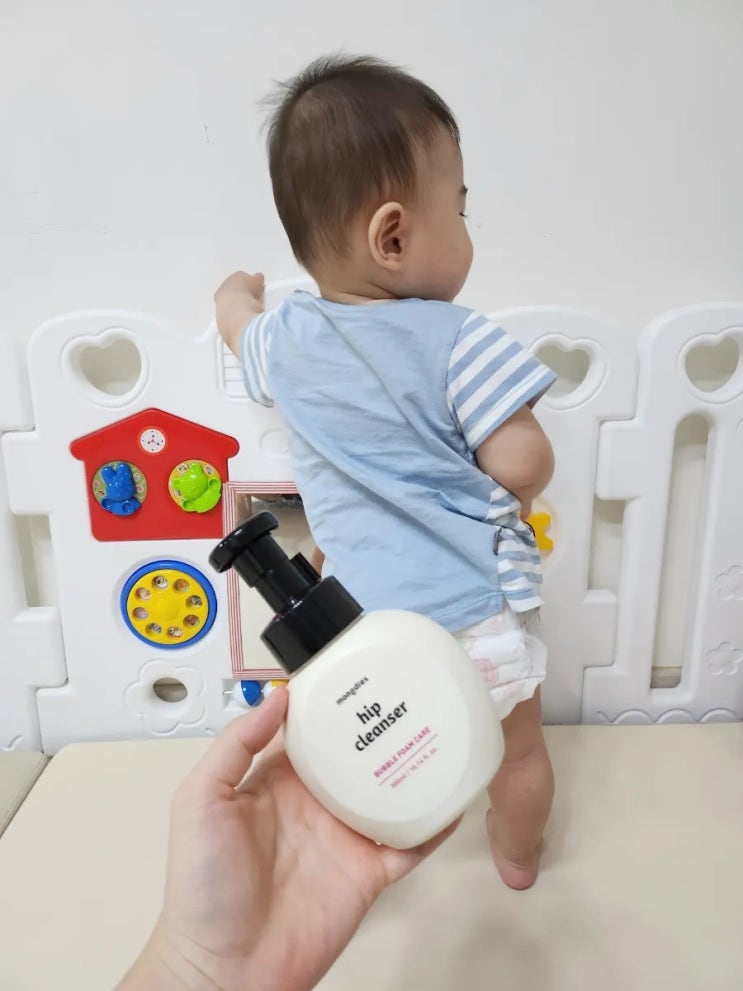  몽디에스 아기 엉덩이 클렌저 순한 아이 화장품으로 추천해요!