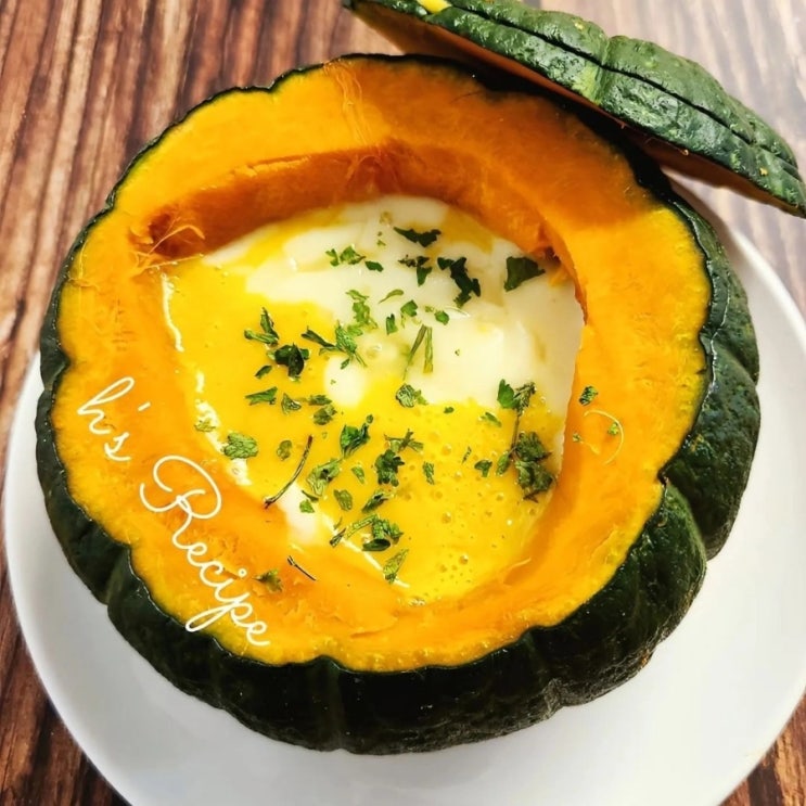 닥터로빈 안부럽! 초간단 통단호박스프 레시피(+프레스코 스프)/할로윈 요리,단호박 손질법 닥터로빈 안부럽! 초간단 통단호박스프 레시피(+프레스코 스프)/할로윈 요리,단호박 손질법
