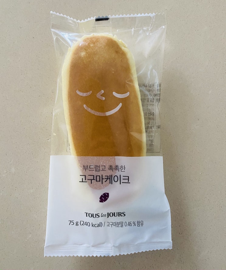  뚜레쥬르 카스테라 부드럽고 촉촉한 고구마케이크빵 칼로리