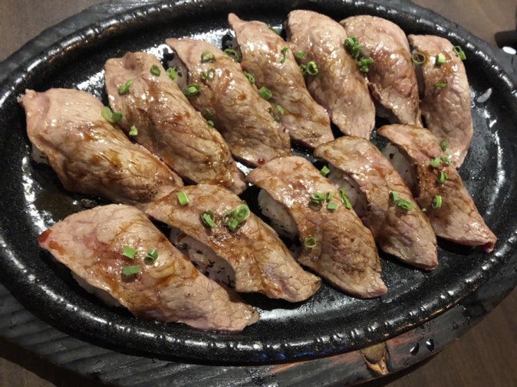  천호역스시 로데오거리 와규초밥 맛집 스시야미 천호점