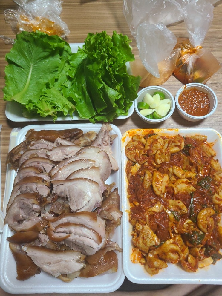  군자역 맛집 중곡제일시장 원조곱창 배달 후기 중곡동 맛집 군자 족발 곱창 가성비