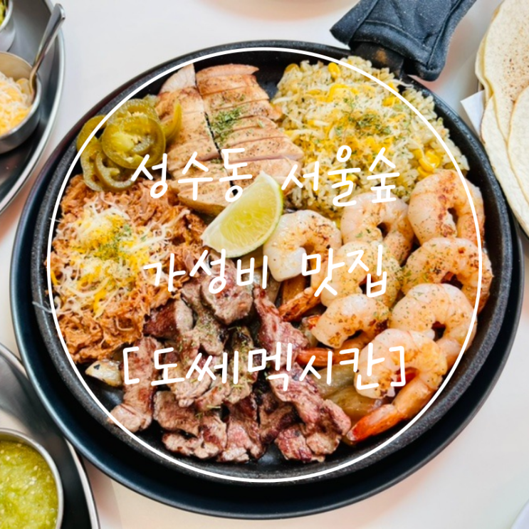  성수동 서울숲역 가성비 타코 맛집 맥시코음식 '도쎄멕시칸'