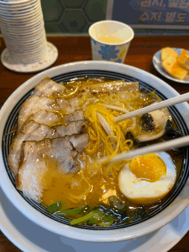  미사 맛집 정통라멘 미사리 제면소  미소핫 라멘 드디어 성공 내돈내산!!