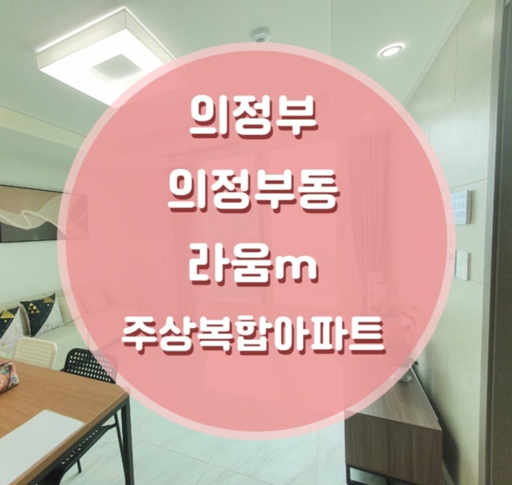  의정부 의정부동 라움m 주상복합아파트 매매