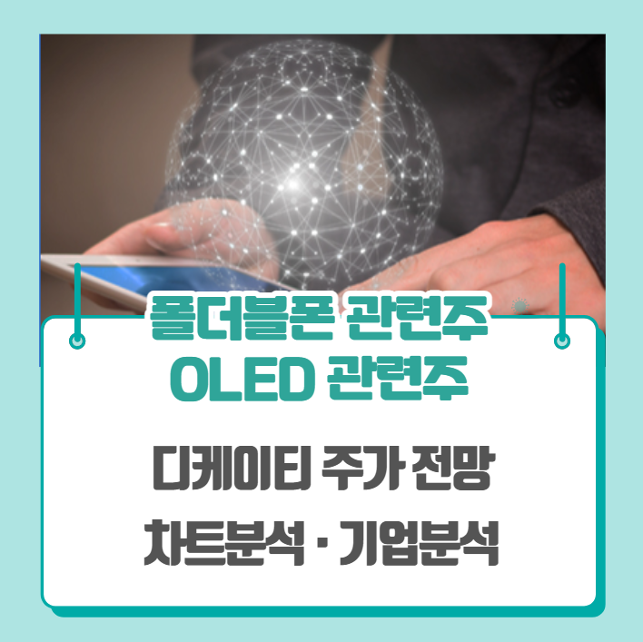  폴더블폰 관련주, OLED 관련주(디케이티 주가 차트분석)