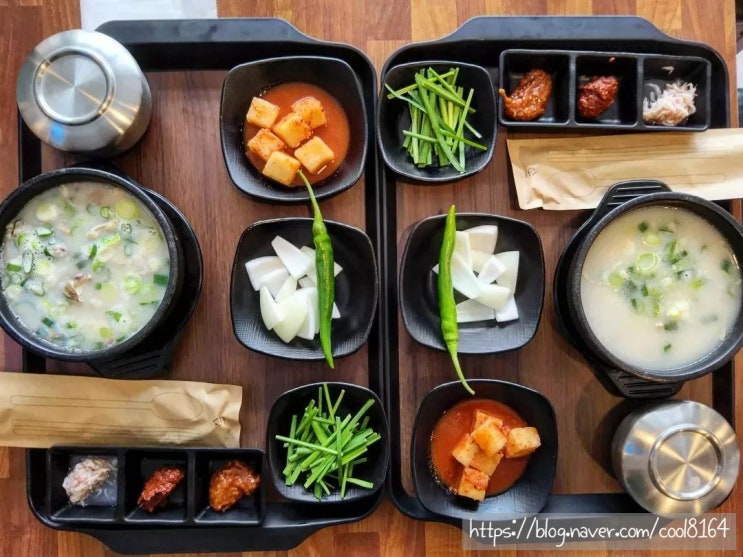 포항 대잠동 국밥 맛집, 깔끔한 분위기의 셀프형 돼지국밥집, 미돈국밥