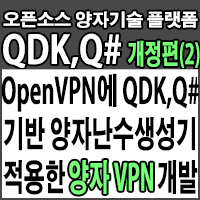 Ubuntu 20.04 LTS 환경에서 QDK, Q#기반 양자난수생성기를 OpenVPN에 적용한 양자 VPN(Q-VPN) 개발하기