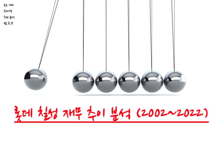  롯데칠성(005300) 재무 추이 분석 (2002~2022)
