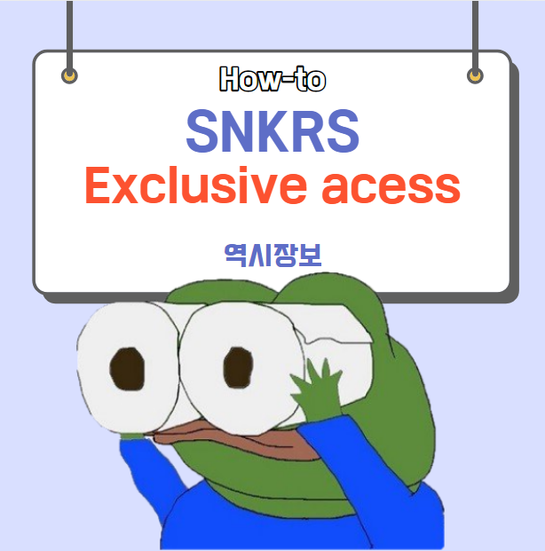 [How-to] 나이키 SNKRS 5주년 Exclusive Access 받는 방법