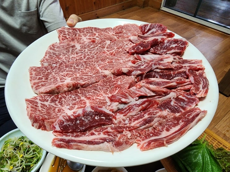  화산숯불단지 내 옛날경주숯불