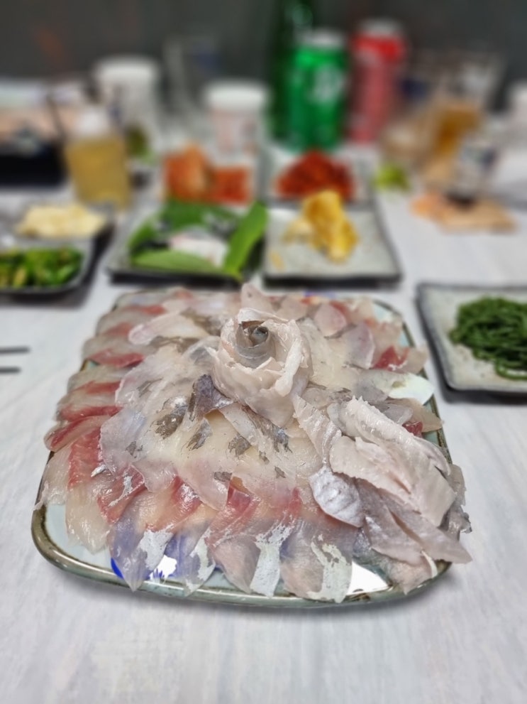  구룡포항 횟집 진