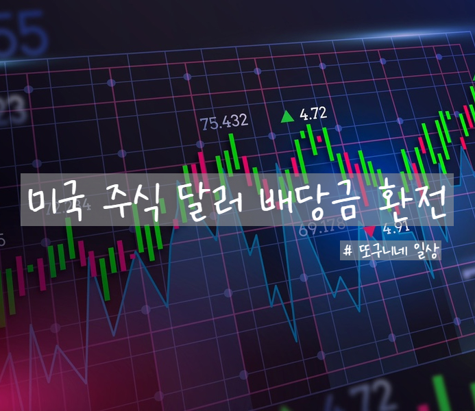  미국 주식 달러 배당금 환전하고 환차익까지!