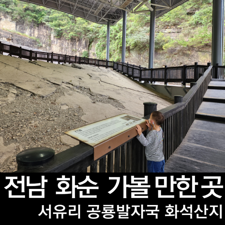 전남 화순 서유리 공룡발자국 화석산지 아이와 다녀온 후기