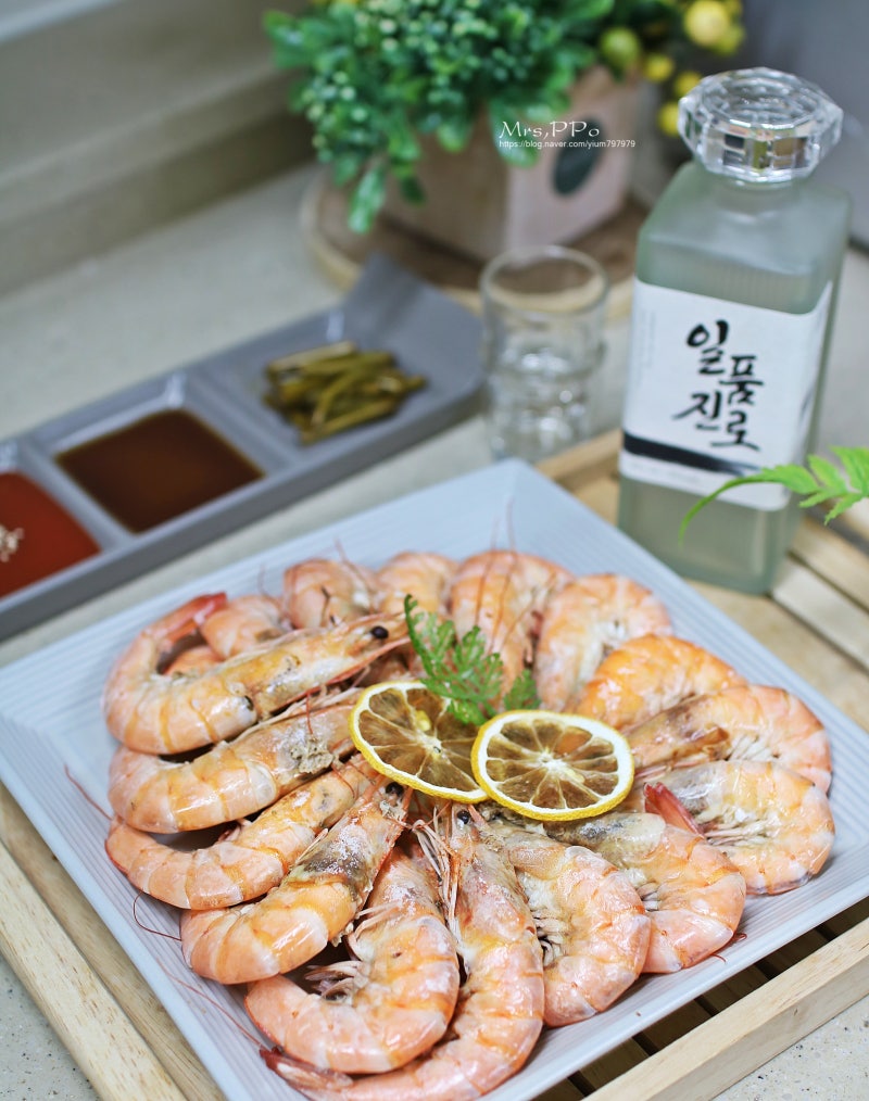 새우 소금구이 시간 및 머리 버터구이 : 네이버 블로그