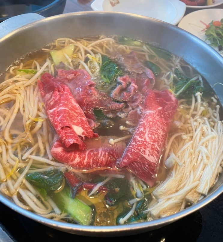  동래 맛집 :: 연산동 채선당 플러스 :: 한우 샤브샤브 강추 :: 진한 육수에 고기 퀄도 아주 굿