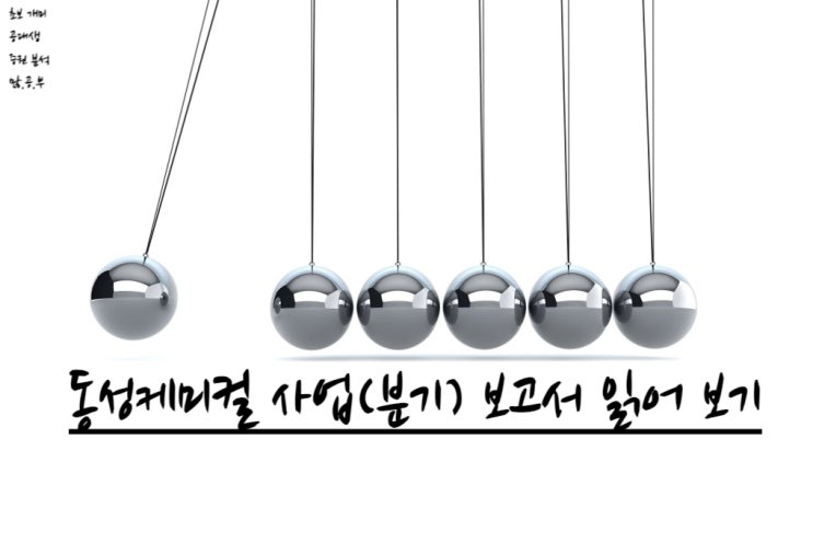  동성케미컬(102260) 사업(분기)보고서 읽어 보기