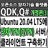 Ubuntu 20.04 LTS에 Q-VPN(Quantum VPN, 양자 VPN)을 활용한 VPN 서버, 클라이언트 구축 및 동작 테스트