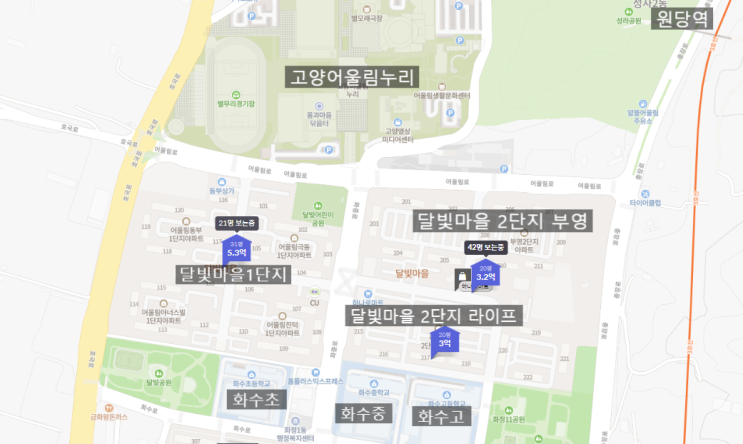  고양 달빛마을2단지 아파트 임장 (feat. 고양어울림누리 까지)