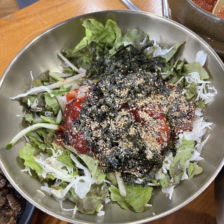  광명맛집 물회가 맛있는 포항물회