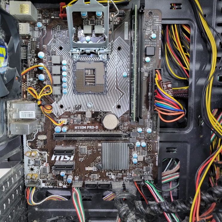  중고 CPU i5-7500 자가교체 후 부팅불량... 메인보드 교체 수리
