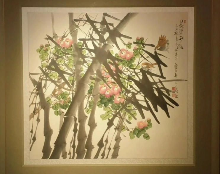  [우림 김정옥/그림] 동행갤러리ㅣ우림 김정옥 동양화 한국화(액자 86×86cm) (갤러리, 전시회, 인테리어그림) (품절)