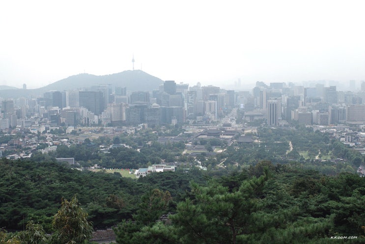 북악산 청와대 뒷산 등산코스(신규 개방 구간, 청와대 전망대)