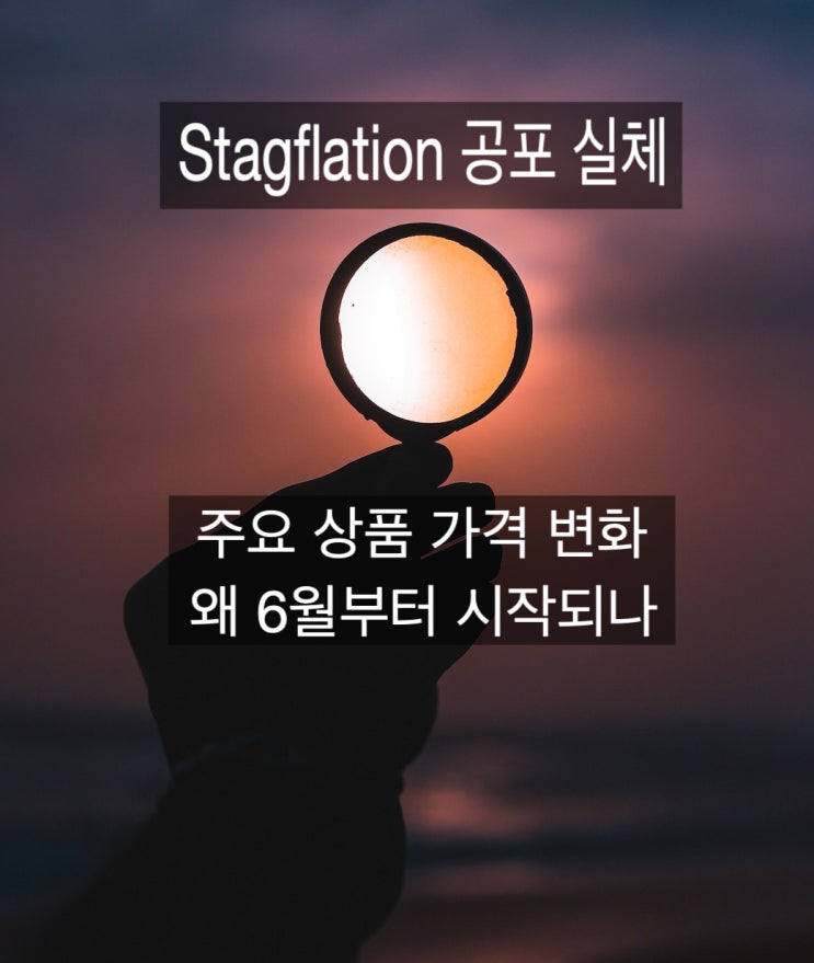  [미국9월선물옵션만기] 고물가 속 경기침체, 스태그플레이션 실체 해부, 왜 6월부터 변화가 시작되었나?