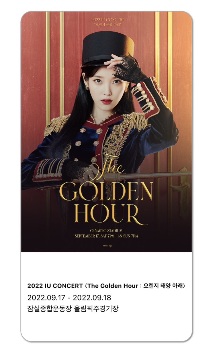  [주간일기 챌린지]드디어 갔다 온 아이유 콘서트