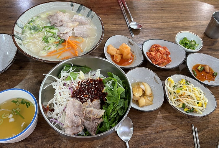  제주도 고기국수 맛집) 서귀포 도민맛집 '바당국수' 양많고 가격저렴 아주맛있음 추천c #내돈내먹