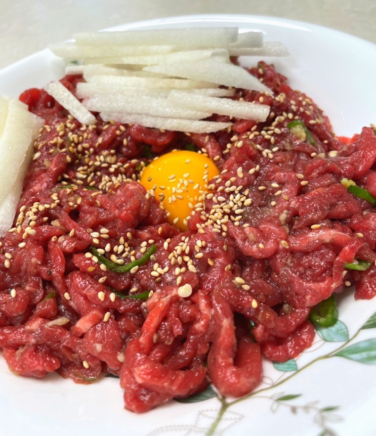  오늘저녁은 한우다 우리집육회만들기 비법 공유