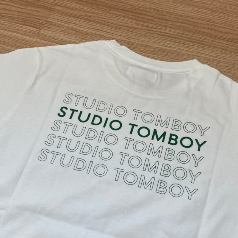 [STUDIO TOMBOY] 톰보이 반팔 | 스튜디오 톰보이 로고 티셔츠 후기