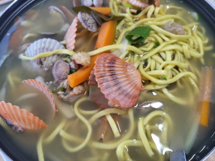   당진(안섬포구) 맛집 (갯벌 포장마차 해물칼국수)