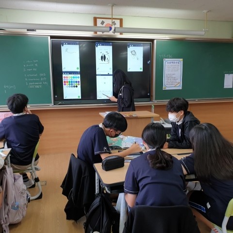 상안중, <b>민주</b>시민성 함양 <b>프로젝트</b> 수업의 날 운영