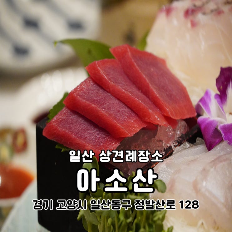  일산 상견례 장소로 유명한 아소산 코스음식이 예술이네