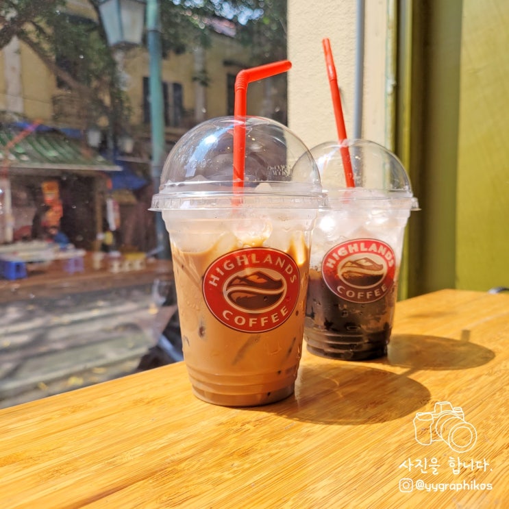  [베트남 하노이 여행] 호안끼엠 호수 맛집, 카페 - 하이랜드 커피 사비나