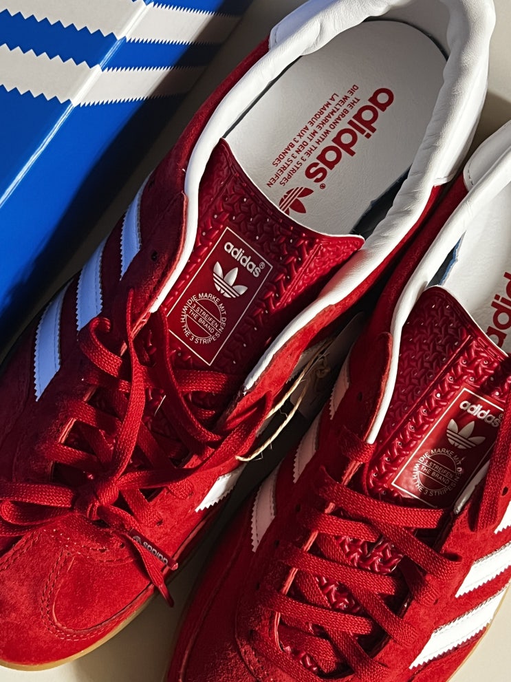  아디다스 adidas 가젤 인도어 스칼렛 레드 Review