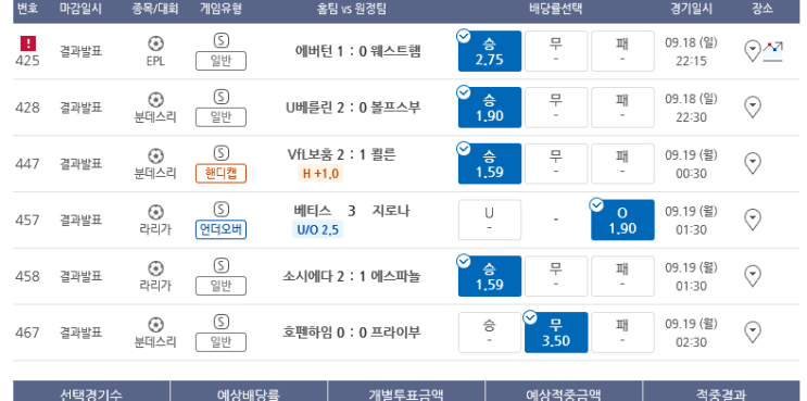 프로토 일요일 해축 적중 및 한폴낙 프로토 일요일 해축 적중 및 한폴낙