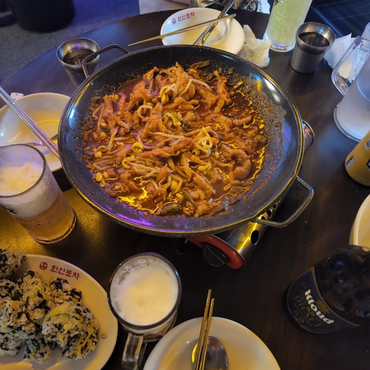  [종각역 술집] 다양한 안주 맛집 '한신포차' 종로관철점 무뼈국물닭발, 주먹밥 후기