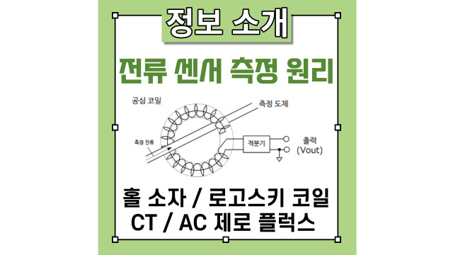  전류 센서의 측정 원리 정리편! [CT/홀 소자/ 로고스키 코일/AC 제로 플럭스] 방식 등