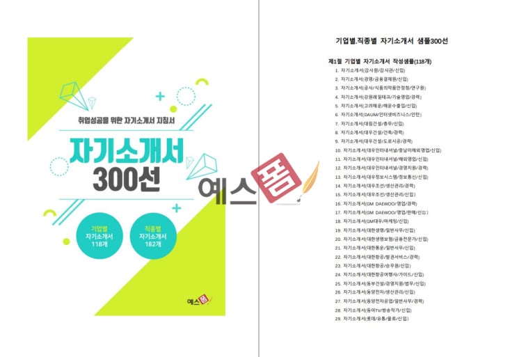  예스폼비즈폼 파워포인트 템플릿, 각종 문서양식 추천 이용후기