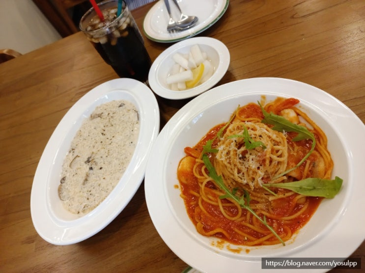 구미 송정동 맛집 앙뜨레 파스타 오래간만에 먹고 왔어요