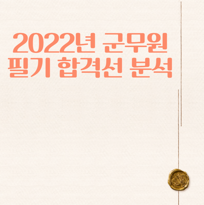  [군무원학원]독한에듀윌 군무원 필기합격선 분석