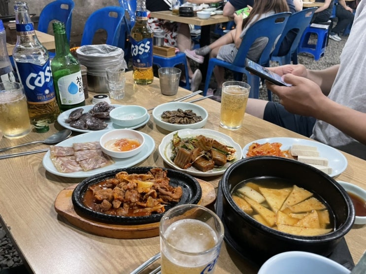  부천 역곡 가성비 술집 : 전주 막걸리 포차! 단돈 19,000원에 안주 10개 + 술 2병까지!