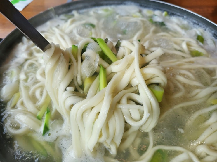  광명역 근처 칼국수 맛집 백합칼국수