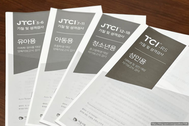 TCI검사, M.B.T.I.와 비교 정리